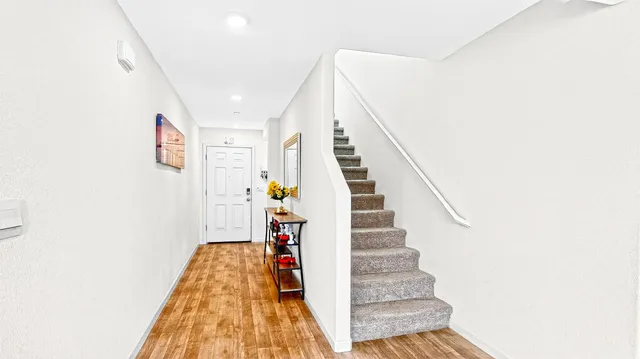 a view of entryway and hall