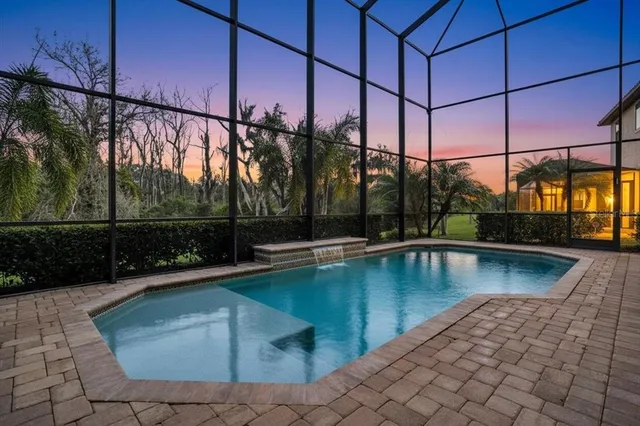 a view of a porch with a patio
