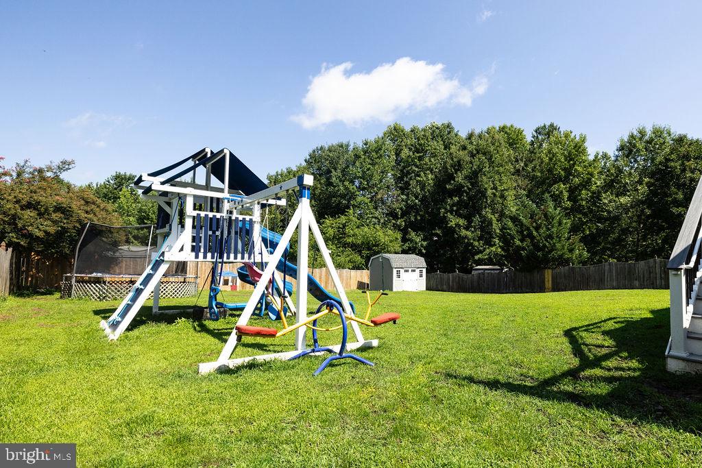 8896 Mullen Road King George, VA 22485 - Photo 24 of 48 Sunny backyard playground retreat