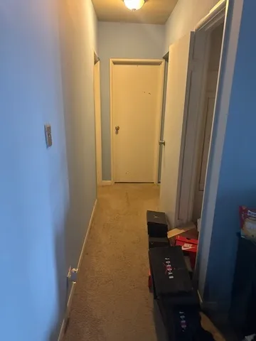 view of room with window