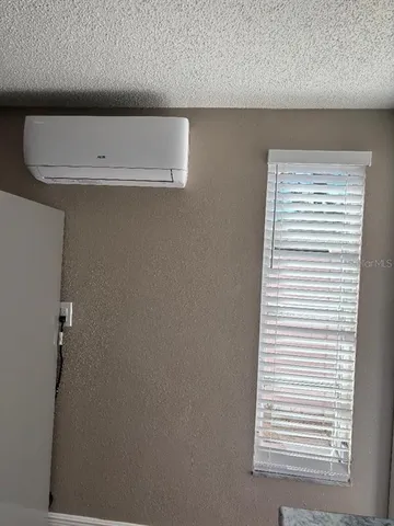 a bathroom with a window