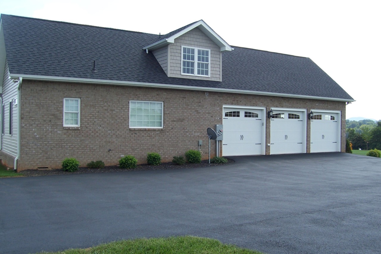 307 Bonbrook Road Wirtz, VA 24184 - Photo 6 of 9 Side View with Garage