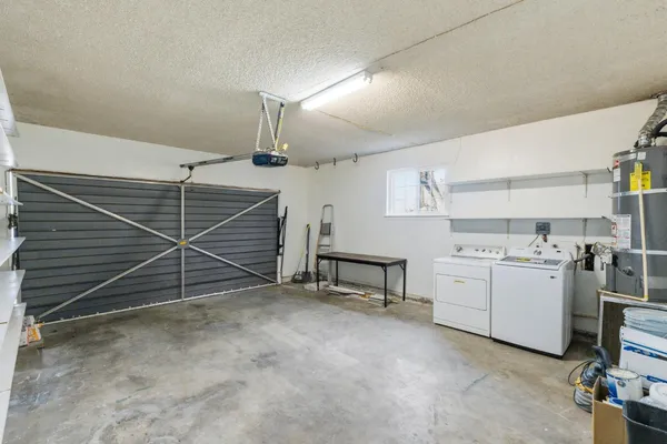 a view of a storage & utility room