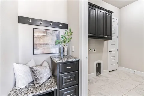 a view of a walk in closet