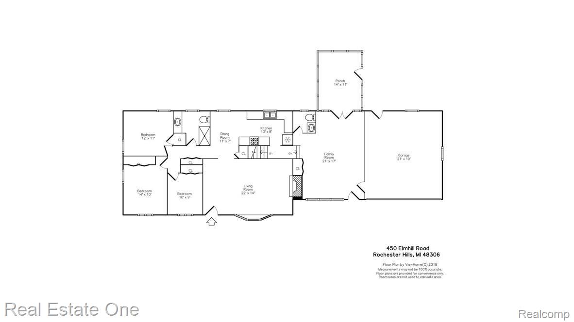 450 Elmhill Road Rochester, MI 48306 - Photo 31 of 31 plan_floorhc.jpg