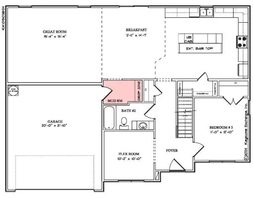 a front view of a house with a garden and plants