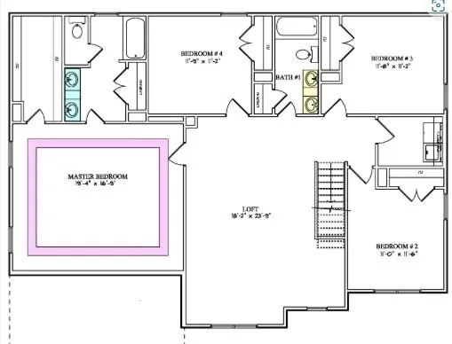 a view of a hallway with wooden floor and entryway