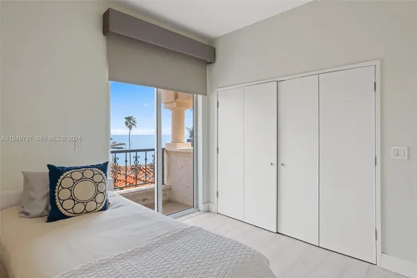 a living room with furniture and windows