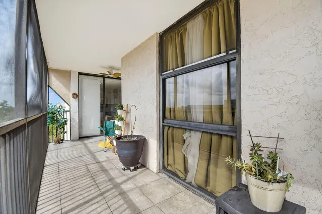 a view of a flower pot