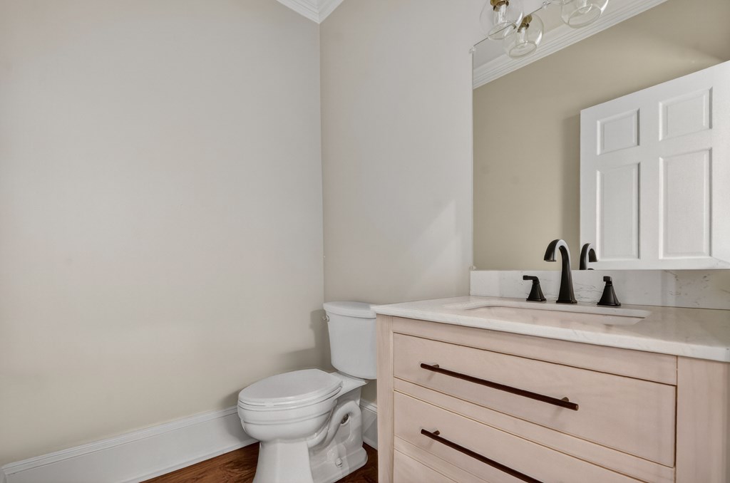 229 Crossroads Church Road Ellijay, GA 30540 - Photo 39 of 71 a bathroom with a sink toilet and a mirror