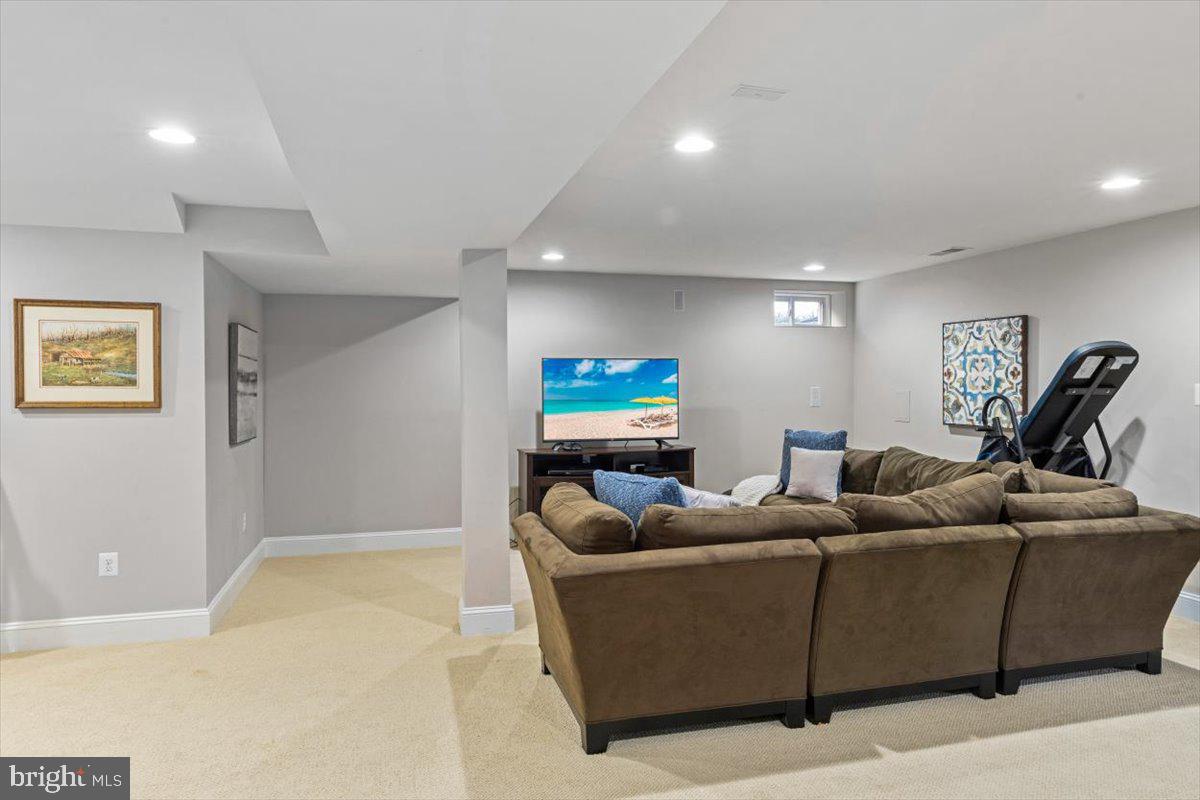 3700 Christopher Day Road Doylestown, PA 18902 - Photo 47 of 49 Full Finished basement with Media Room