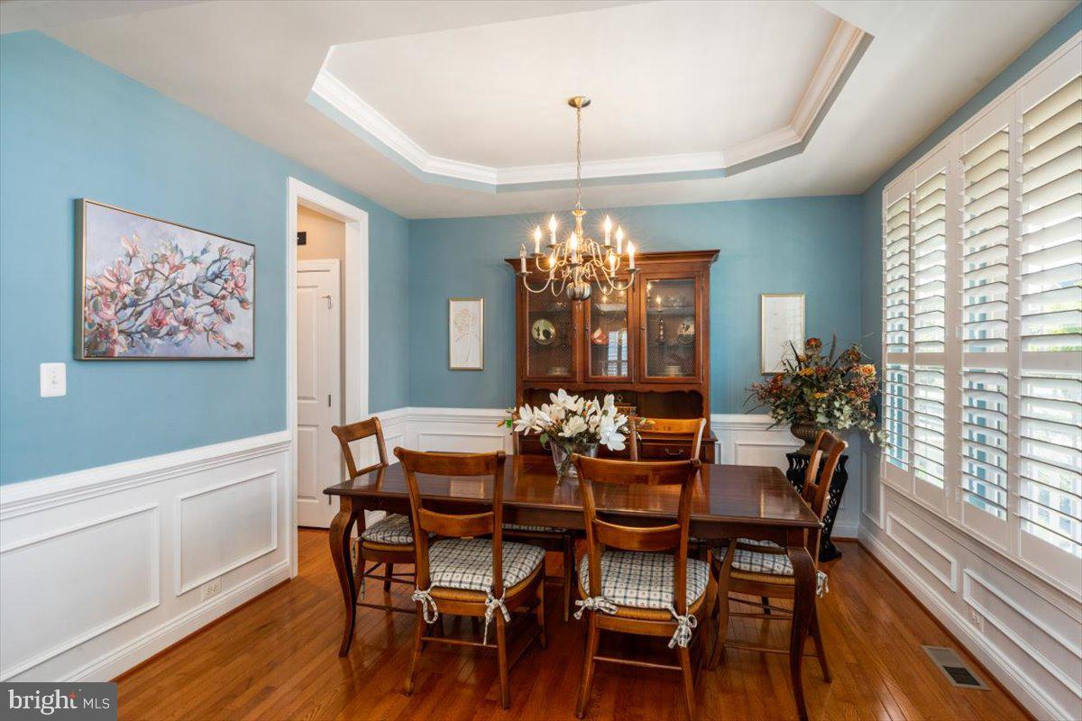3700 Christopher Day Road Doylestown, PA 18902 - Photo 7 of 49 Formal Dining with wainscoting and crown molding