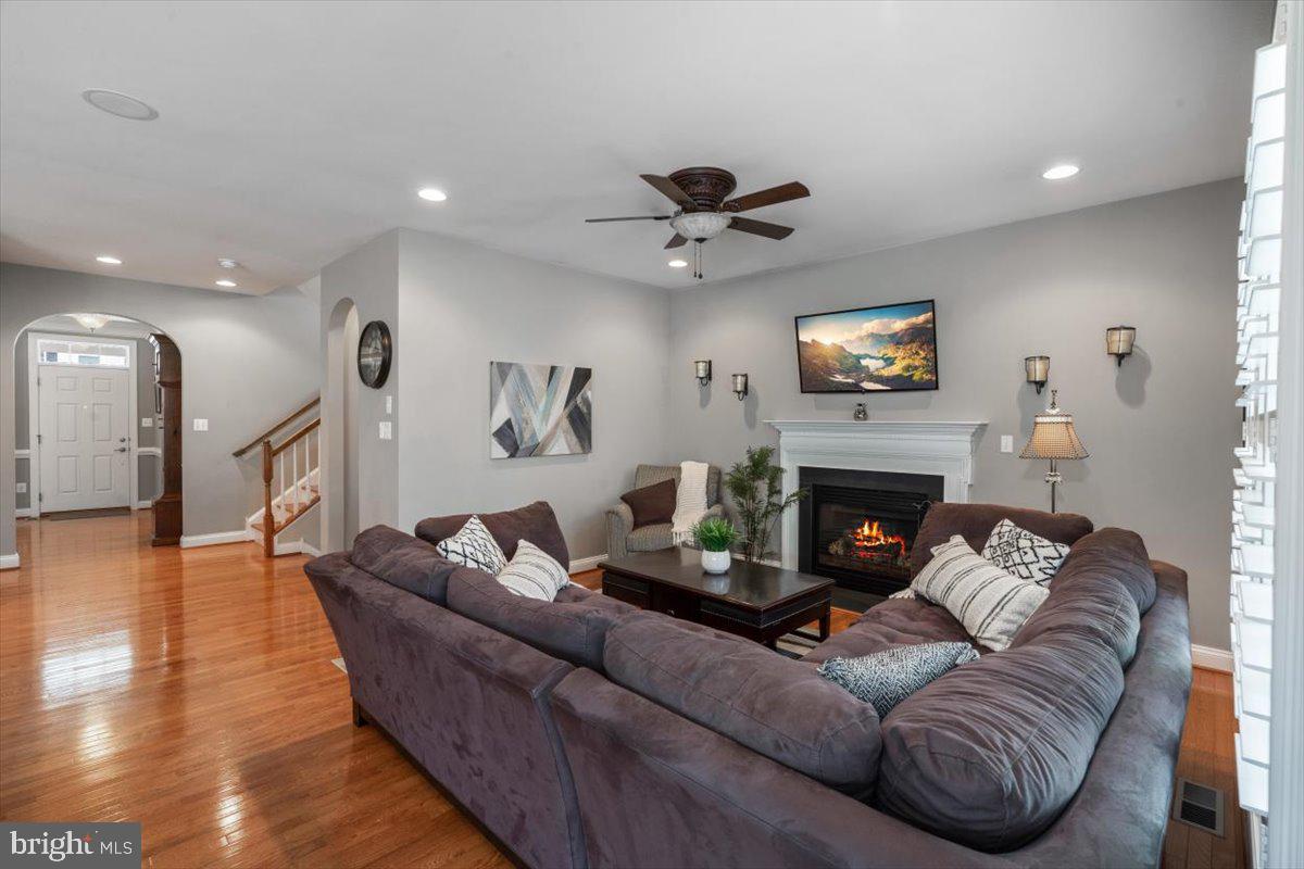 3700 Christopher Day Road Doylestown, PA 18902 - Photo 10 of 49 Living Room with Fireplace