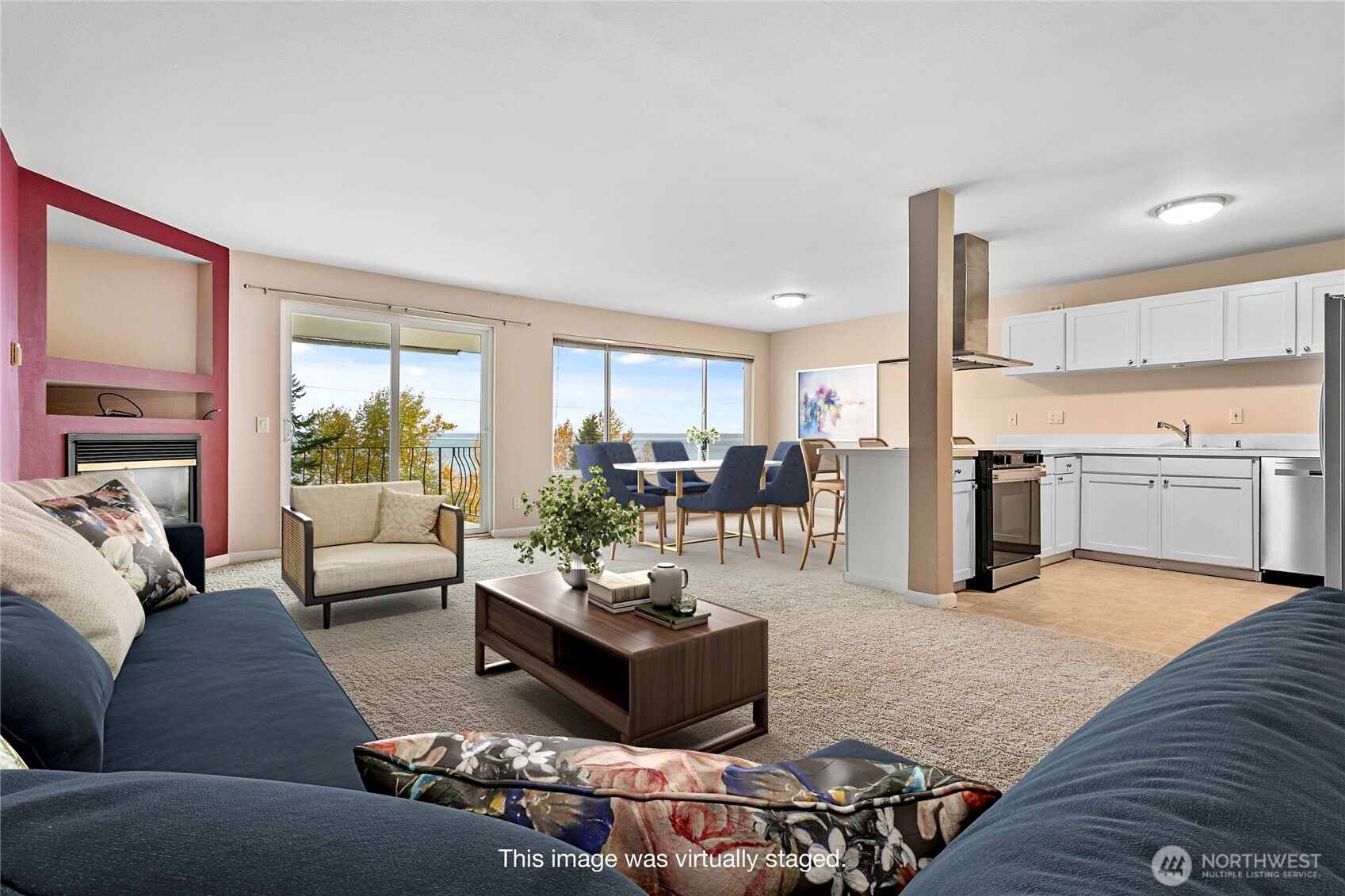 1014 11th Street, Unit 302 Bellingham, WA 98225 - Photo 9 of 30 a living room with furniture and a large window