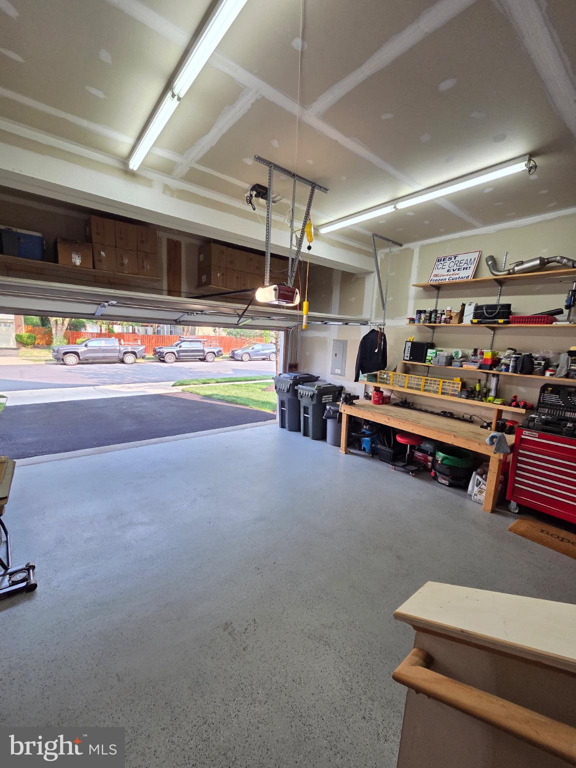 5394 MacDonald Road Woodbridge, VA 22193 - Photo 69 of 70 Spacious garage with organized tools.