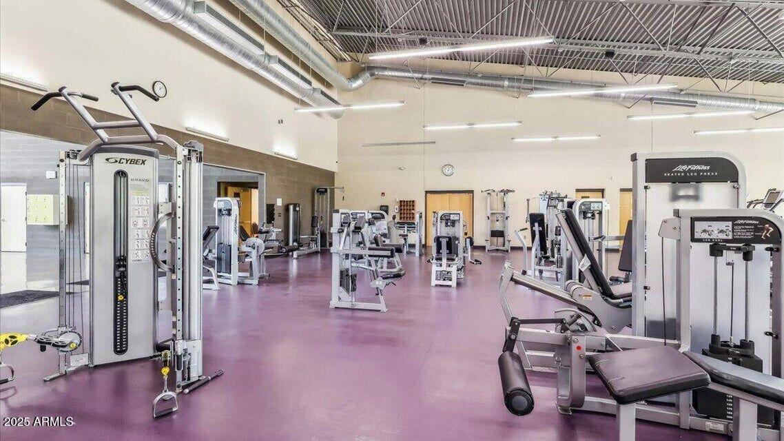 3984 East Tanzanite Lane San Tan Valley, AZ 85143 - Photo 18 of 20 a view of a room with gym equipment