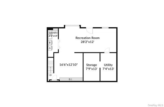 a aerial view of a house with a yard