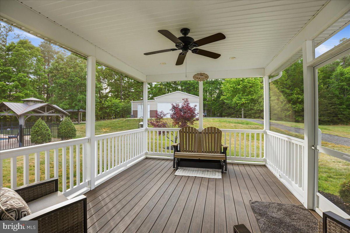 4100 Hidden Creek Road Port Republic, MD 20676 - Photo 54 of 99 Screened porch is private for in-laws, guests.