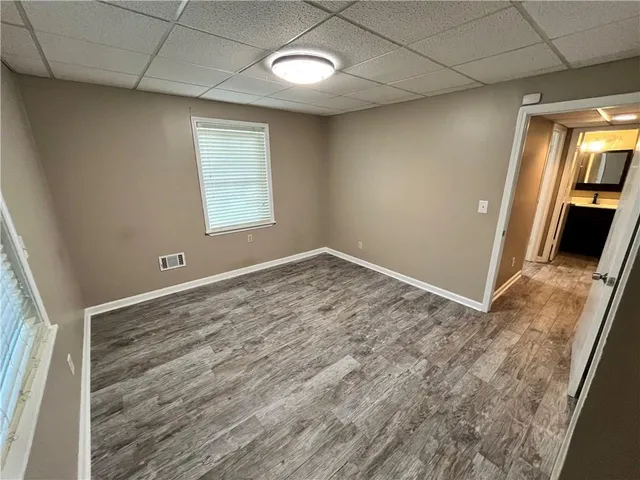 a view of a room with window