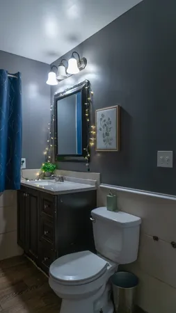 a bathroom with a tub and a shower