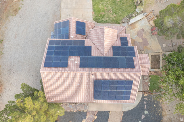 1440 West 100 South Virgin, UT 84779 - Photo 43 of 45 Terracotta tile roof with multiple solar panel arrays