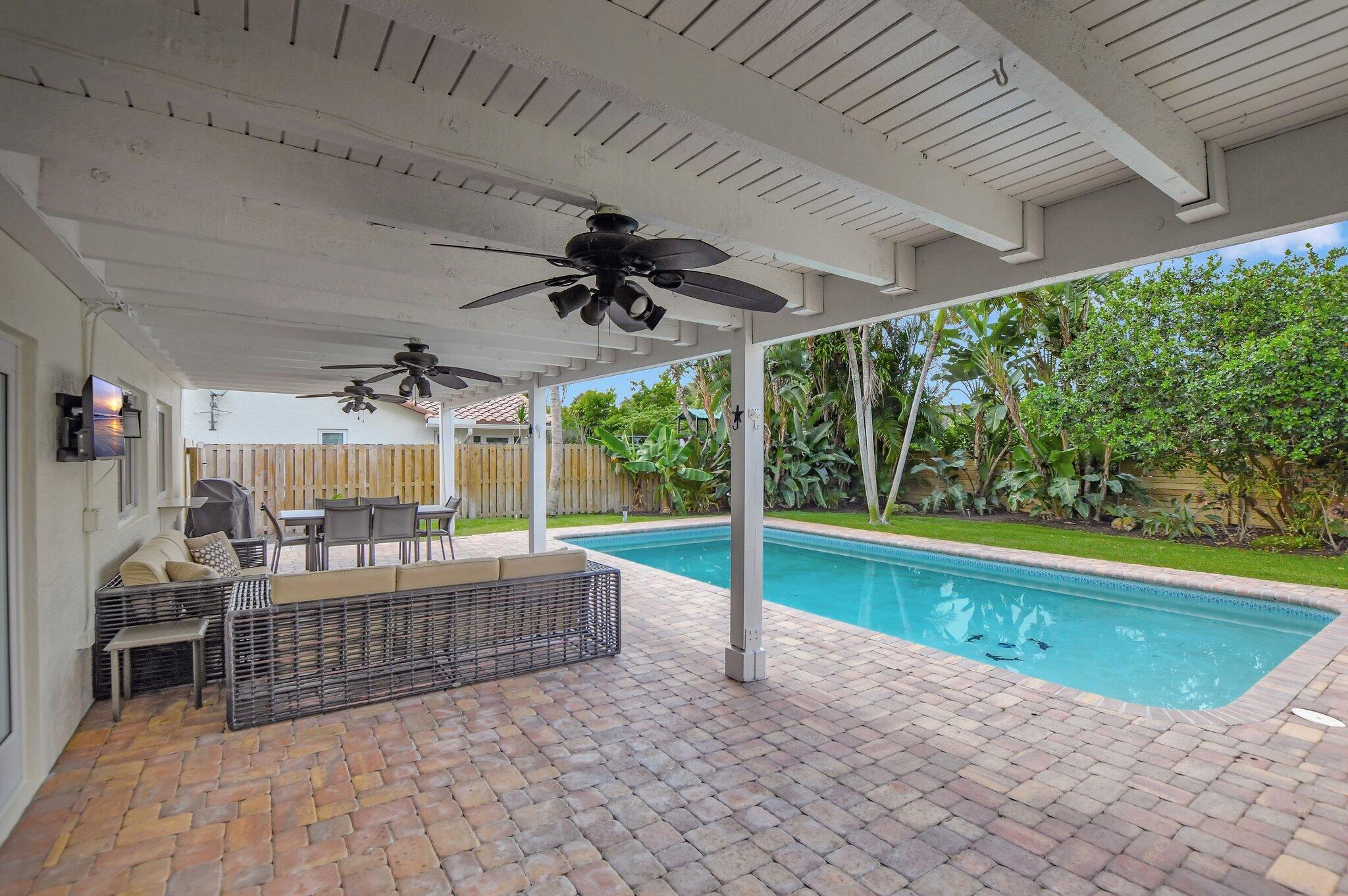 1498 Southwest 16th Street Boca Raton, FL 33486 - Photo 24 of 33 Large Covered Patio
