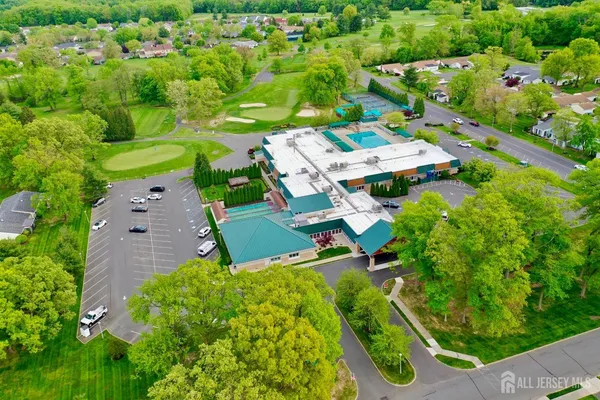 a aerial view of a house