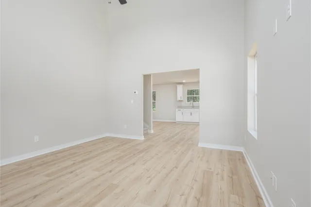 wooden floor in a empty room