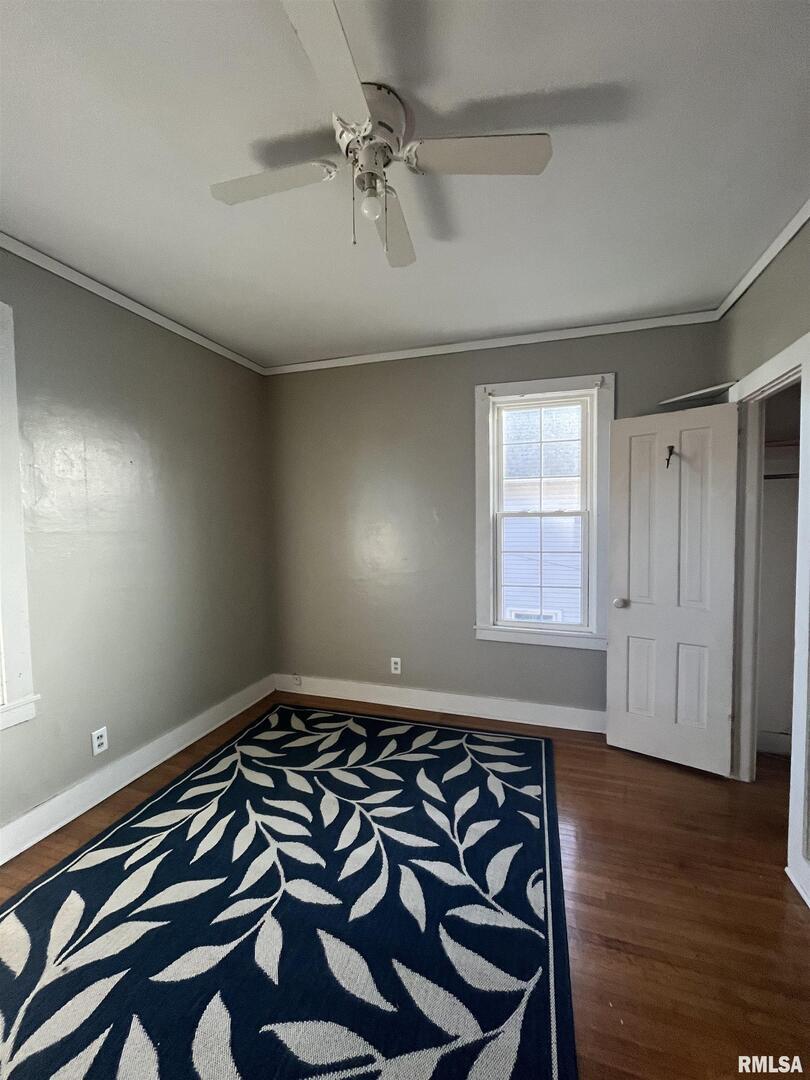 328 East Prospect Street Kewanee, IL 61443 - Photo 23 of 41 a view of a room with wooden floor and closet area