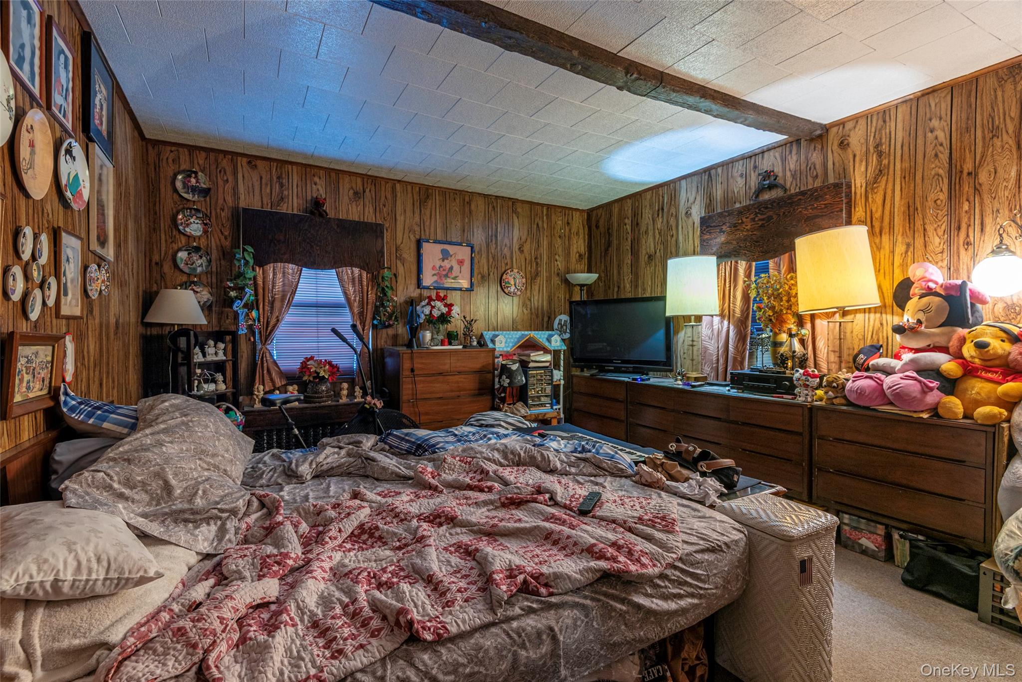 43 Wynsum Avenue Merrick, NY 11566 - Photo 11 of 23 a bedroom with furniture and a flat screen tv