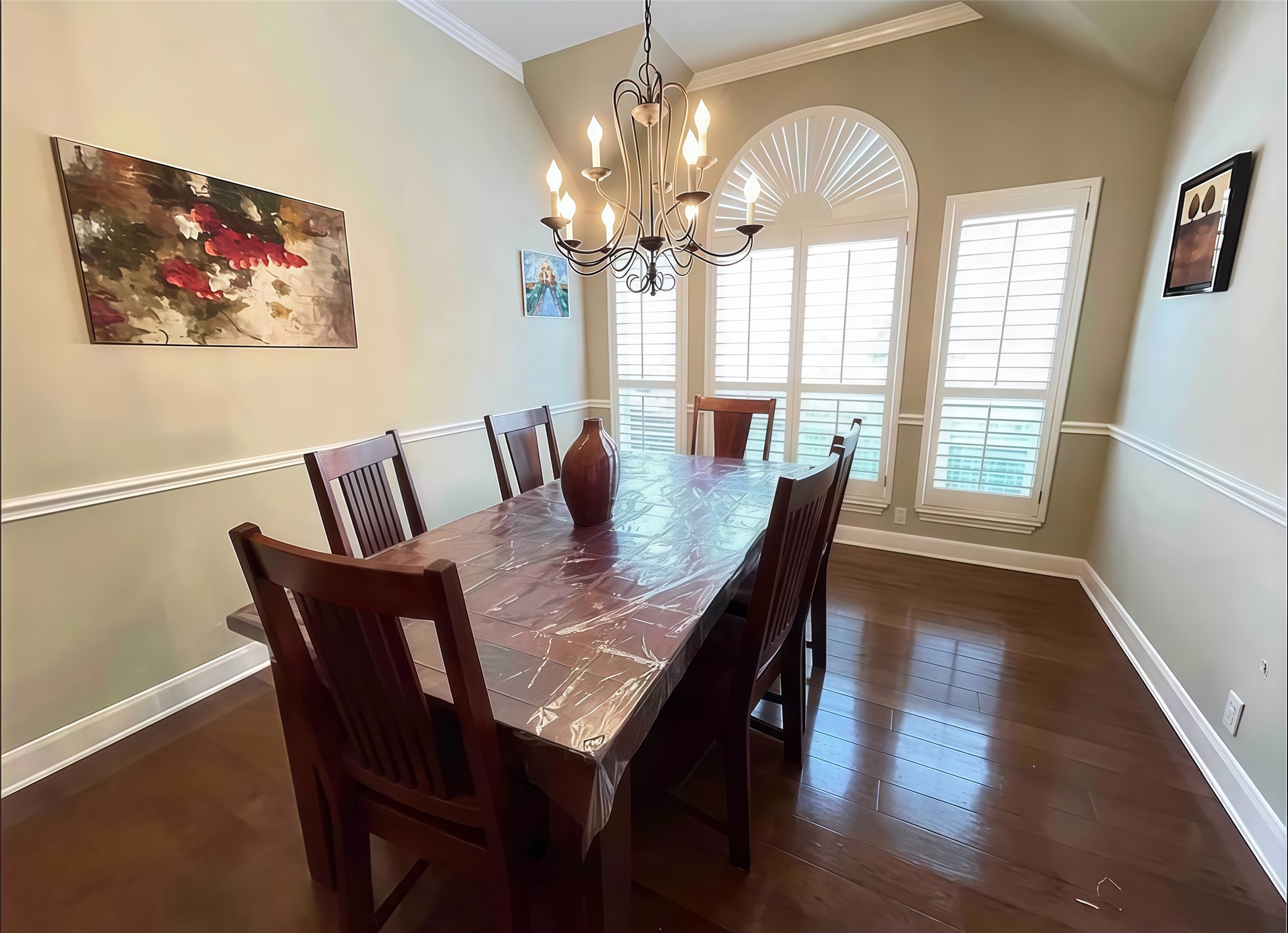 12616 Alberta Ridge Trail Austin, TX 78726 - Photo 4 of 26 Gleaming hardwood floors and classic crown molding define this elegant dining room.