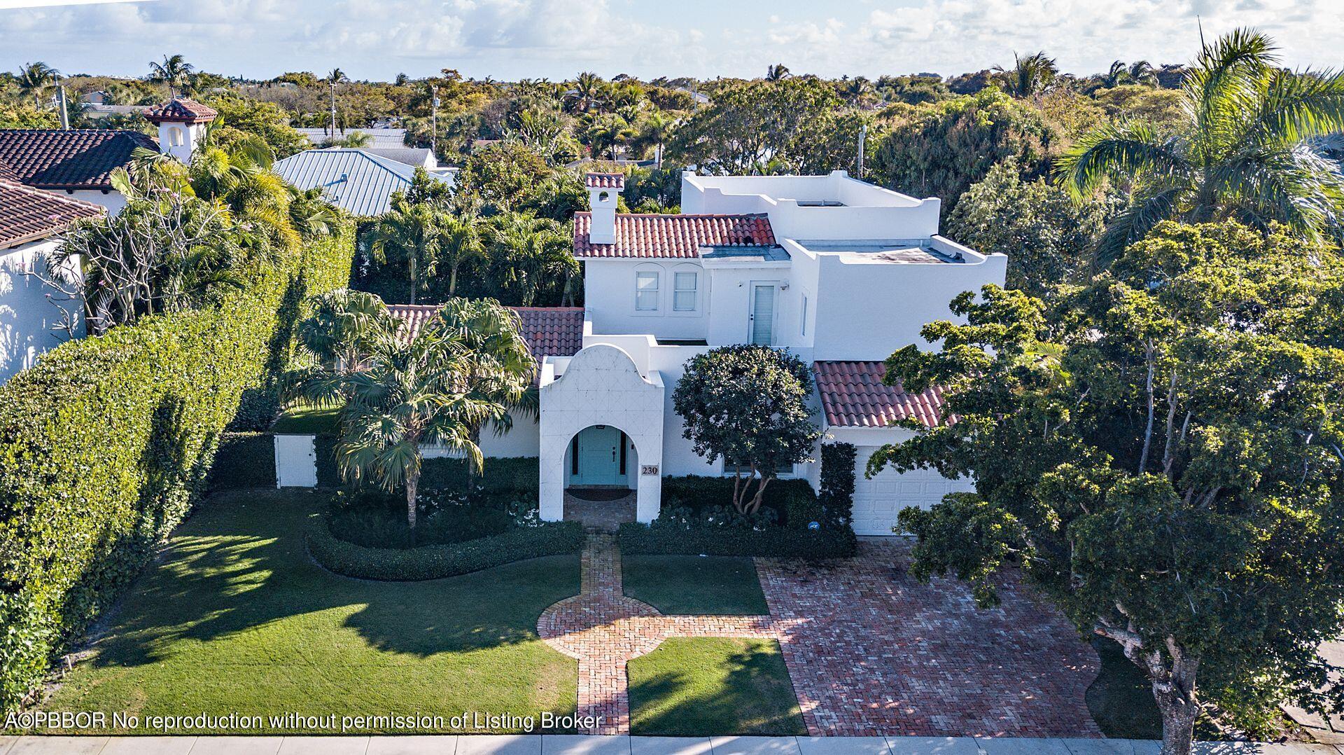 230 Alpine Road West Palm Beach, FL 33405 - Photo 25 of 31 an aerial view of a house with garden space and street view
