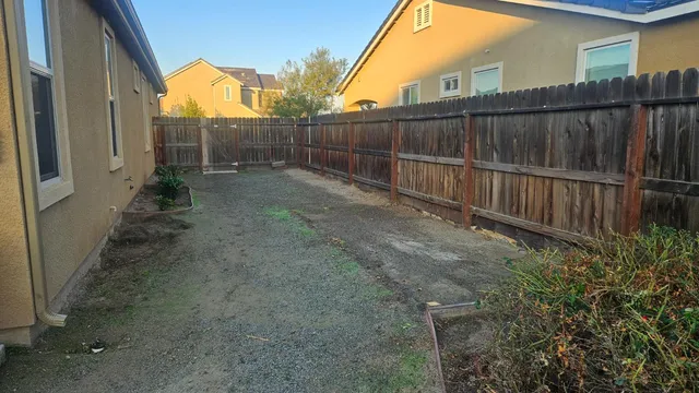 a view of outdoor space and deck
