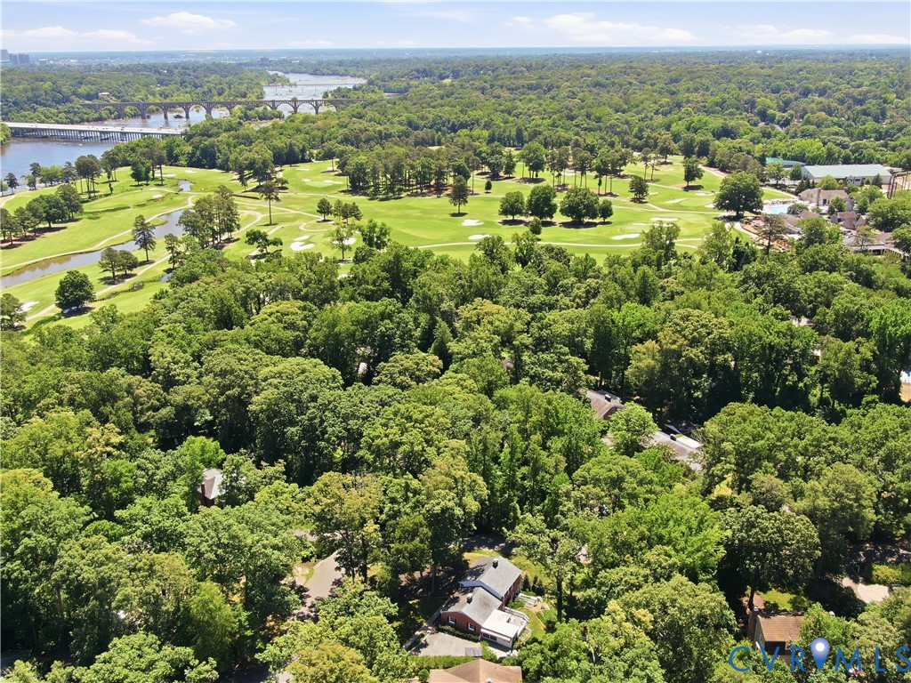 6405 Buckhill Road Richmond, VA 23225 - Photo 59 of 71 Aerial perspective showcasing a verdant landscape