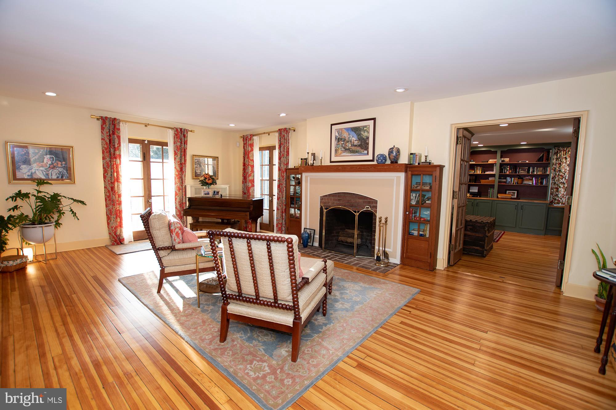 270 South Ridley Creek Road Media, PA 19063 - Photo 11 of 71 Living room with exit to covered porch