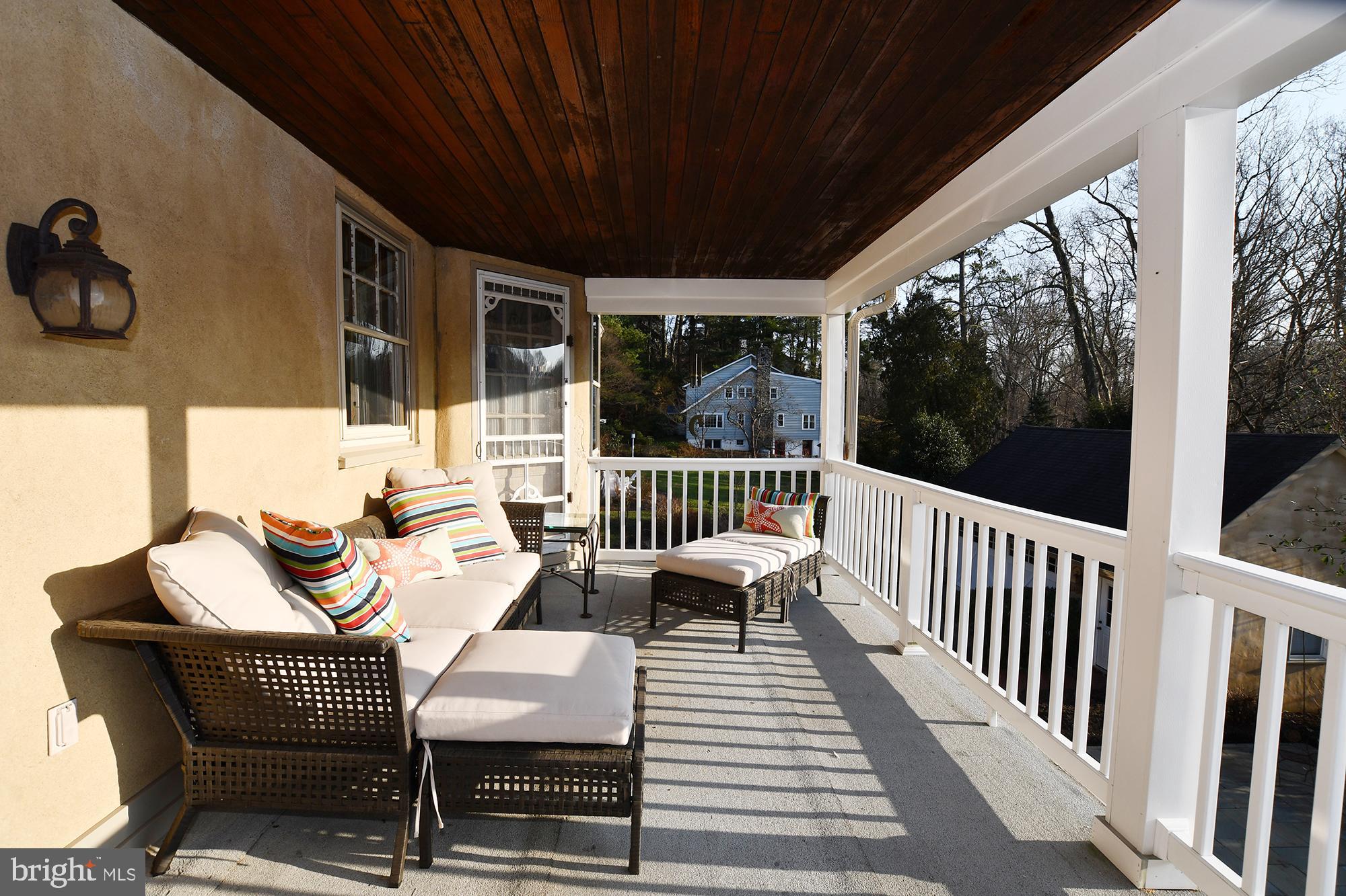270 South Ridley Creek Road Media, PA 19063 - Photo 50 of 71 2nd floor Covered porch off of master suite