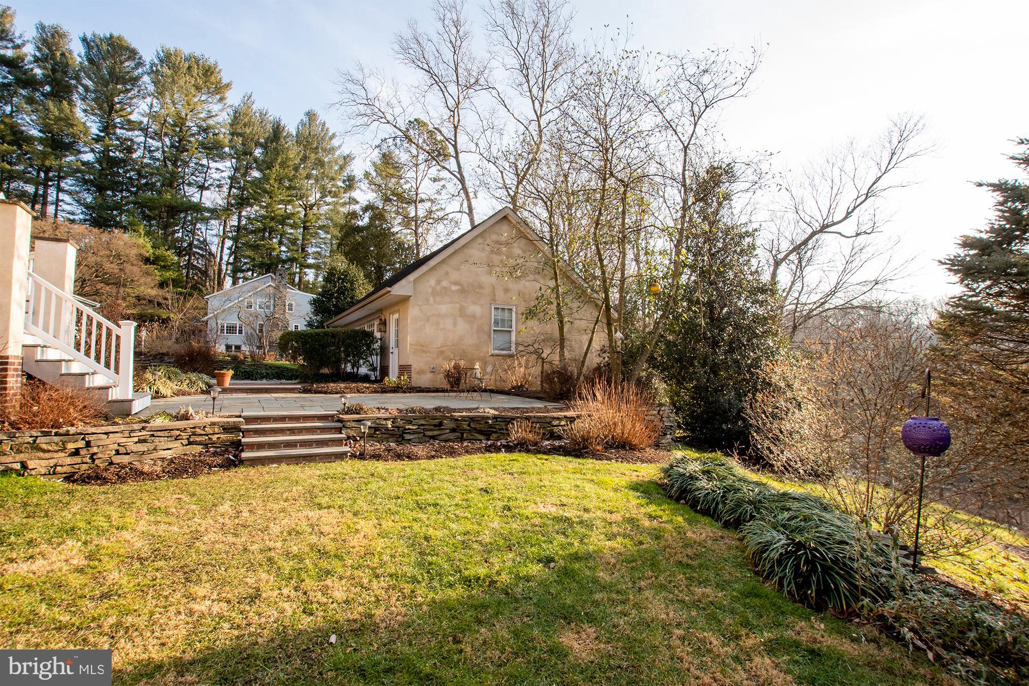 270 South Ridley Creek Road Media, PA 19063 - Photo 8 of 71 view to slate patio