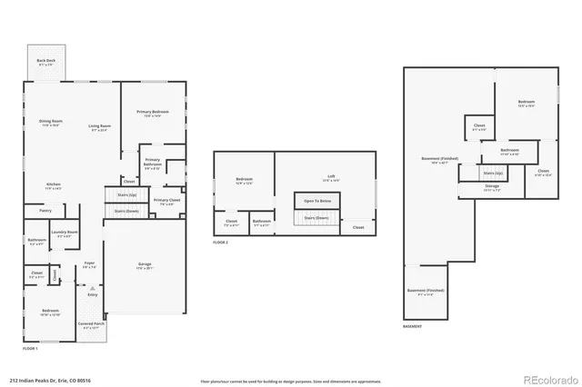 $725,000 | 212 Indian Peaks Drive, Erie, CO 80516