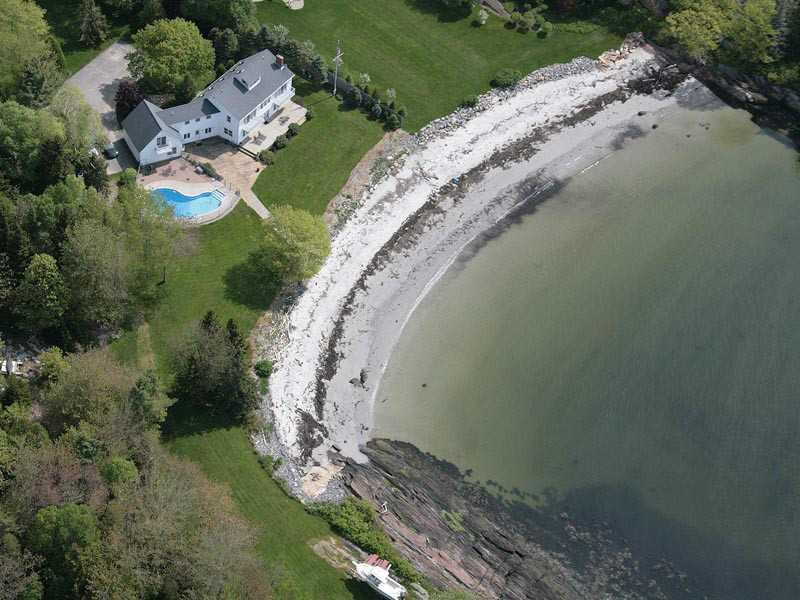 41 Sandy Cove Road Harpswell, ME 04079 - Photo 1 of 35 Aerial View.