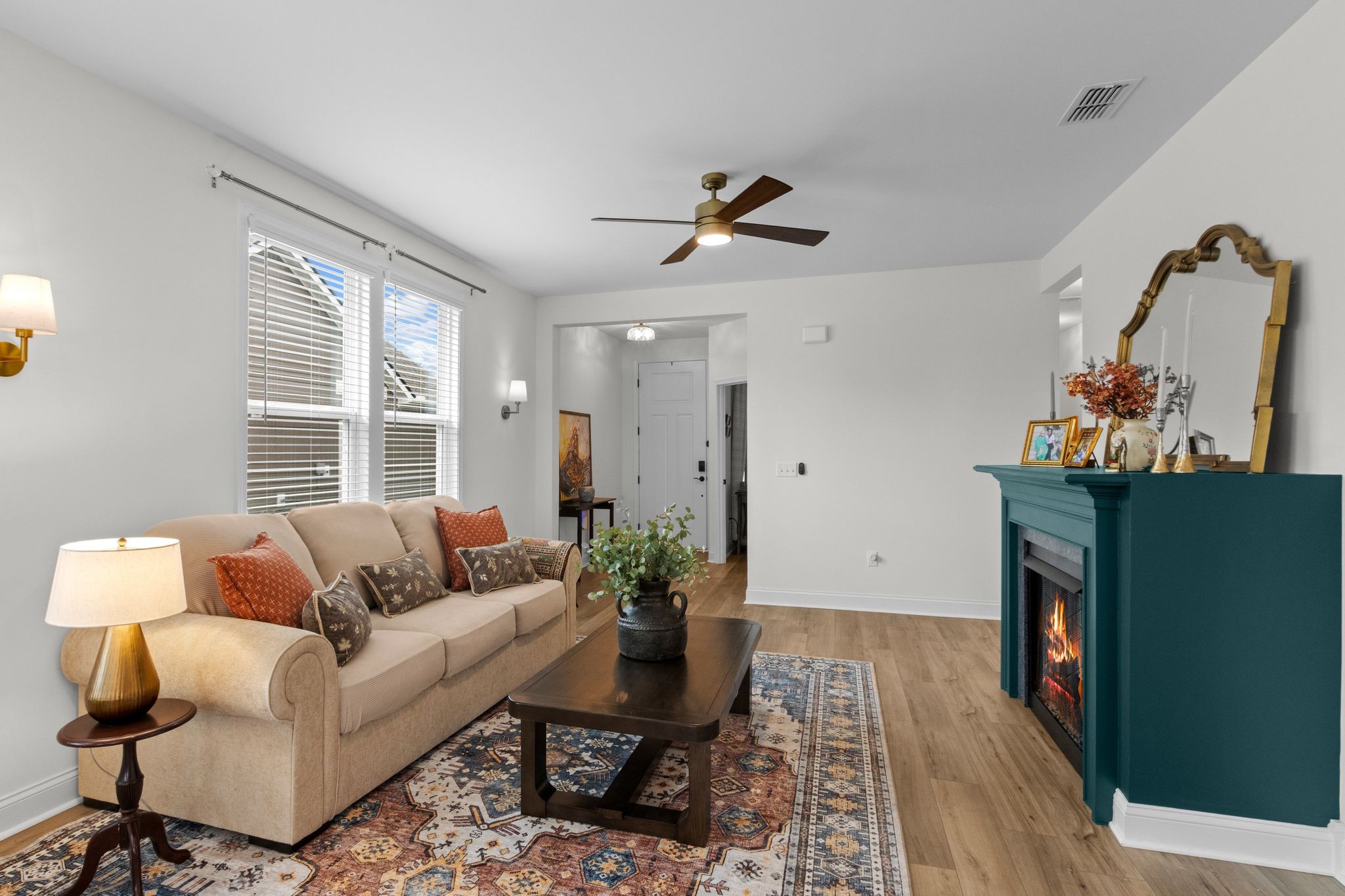 7153 Triad Way Murfreesboro, TN 37128 - Photo 9 of 35 a living room with furniture and wooden floor
