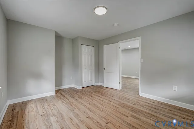 wooden floor in an empty room