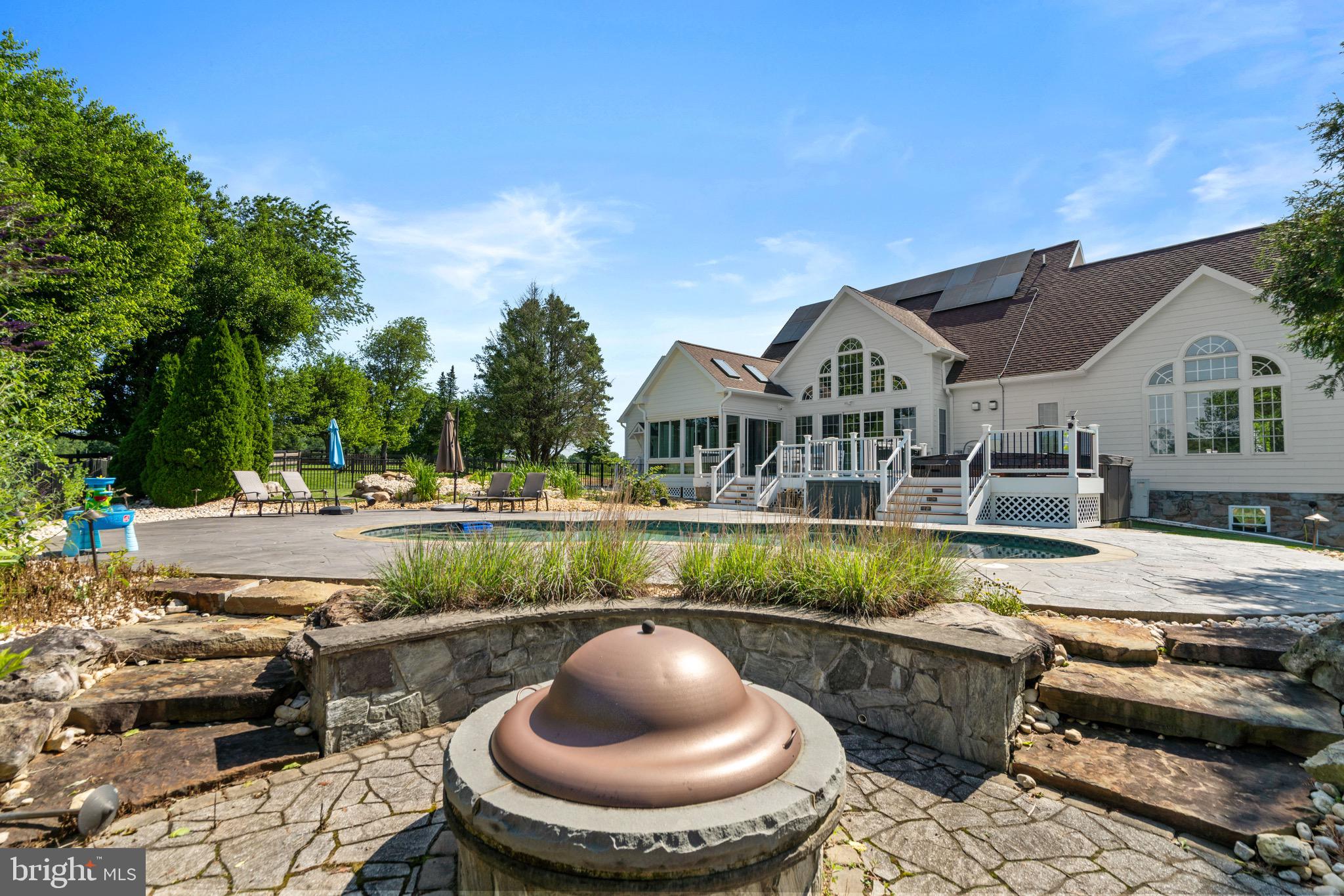15901 Hampton Road Hamilton, VA 20158 - Photo 67 of 94 Fire pit next to pool