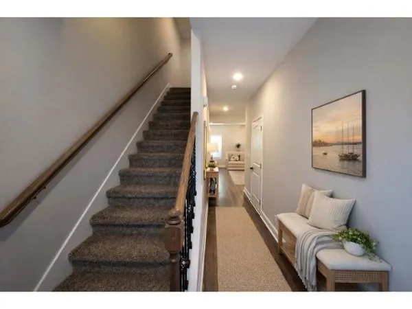 a view of entryway and hall