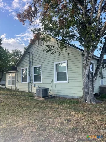a backyard of a house