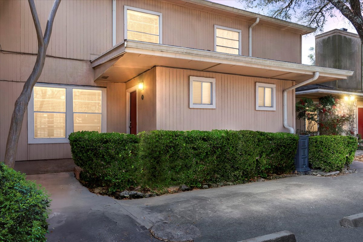 a front view of a house having yard