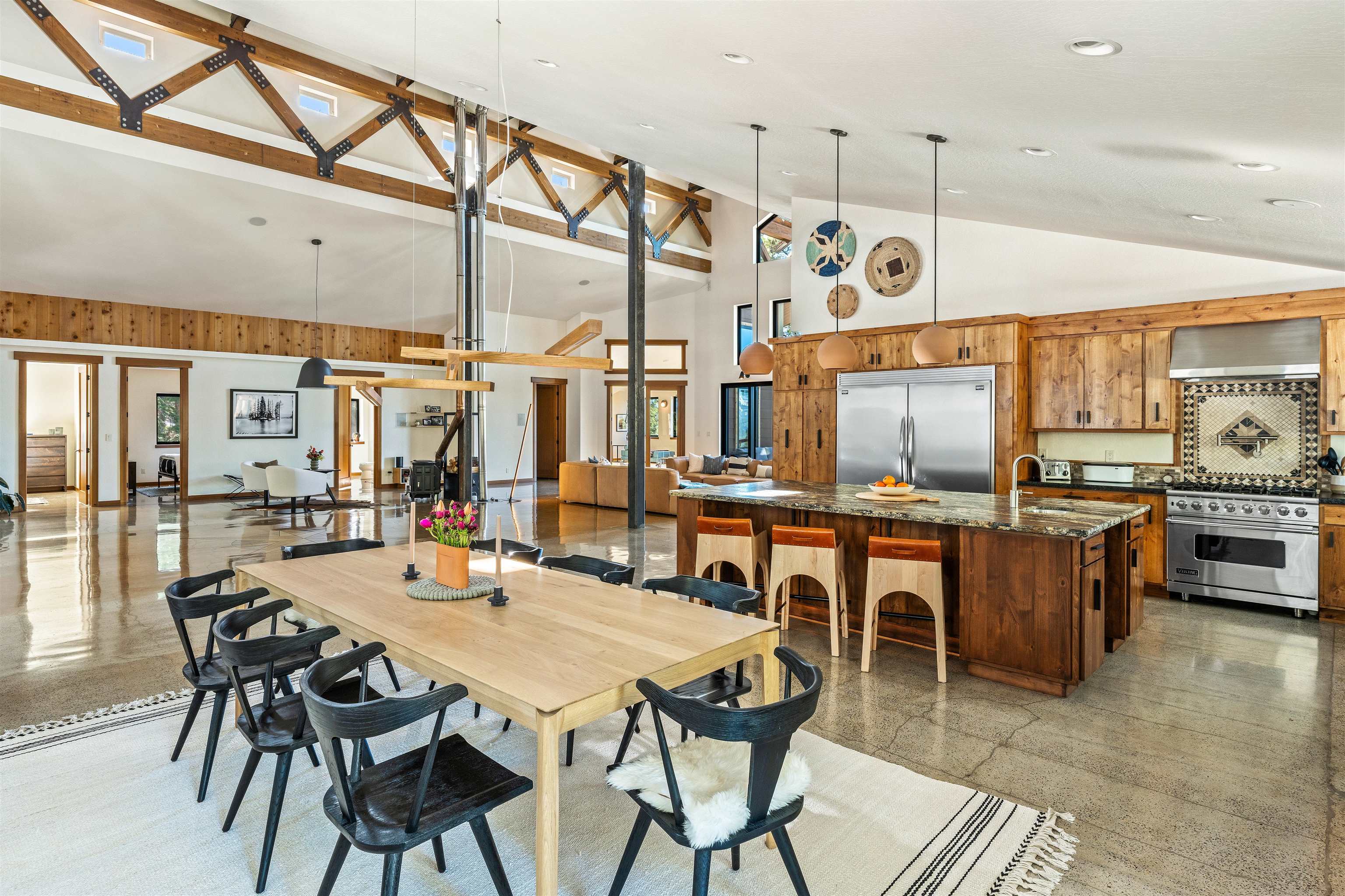 14802 Foxboro Drive Truckee, CA 96161 - Photo 10 of 21 a open kitchen with a table and chairs in it