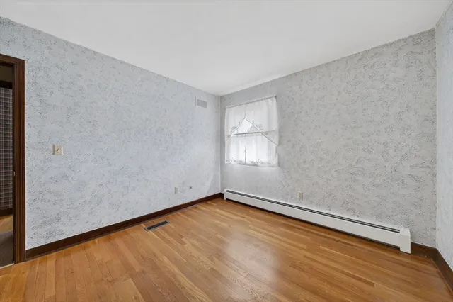 wooden floor in a room