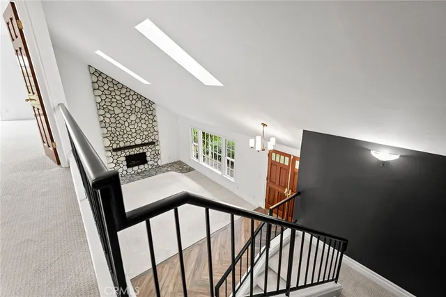 a view of entryway with a window