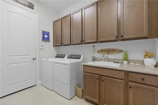 a room with storage and utility