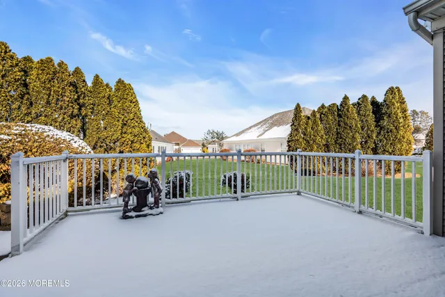 a view of street from balcony